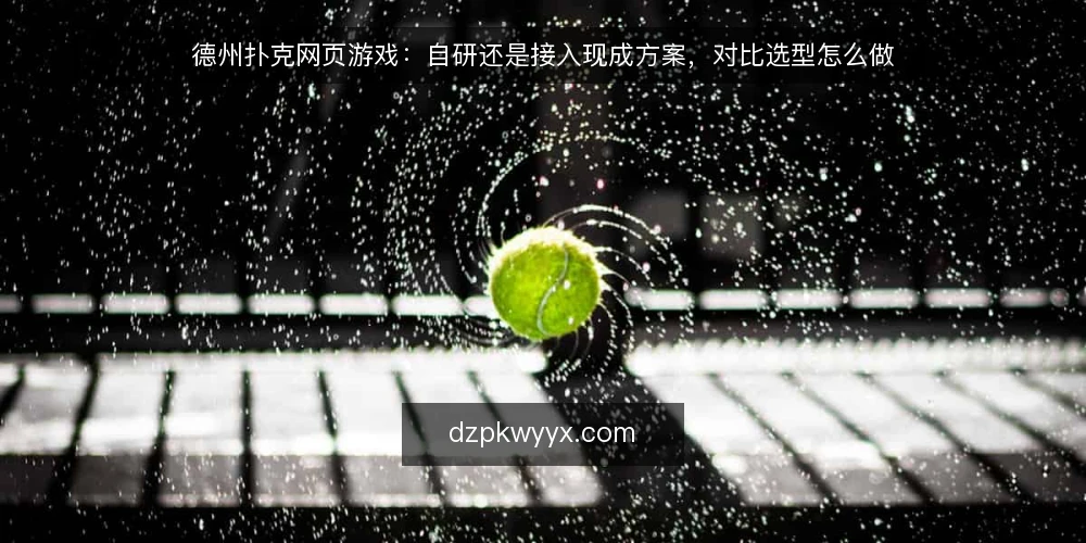 德州扑克网页游戏:自研还是接入现成方案,对比选型怎么做 — 先定评估维度:德州扑克网页游戏选型的共同标准 配图